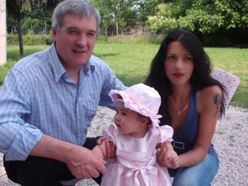 Gabriele si è trasferito con moglie e figli in Romania