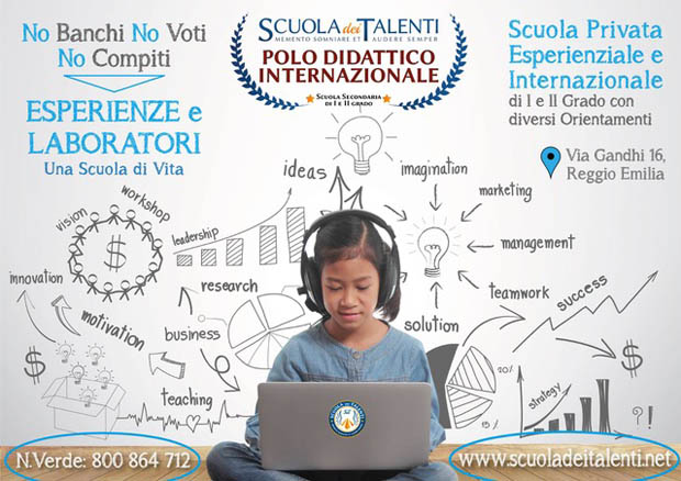 La Scuola dei Talenti prima realtà italiana di Scuola Internazionale Esperienziale