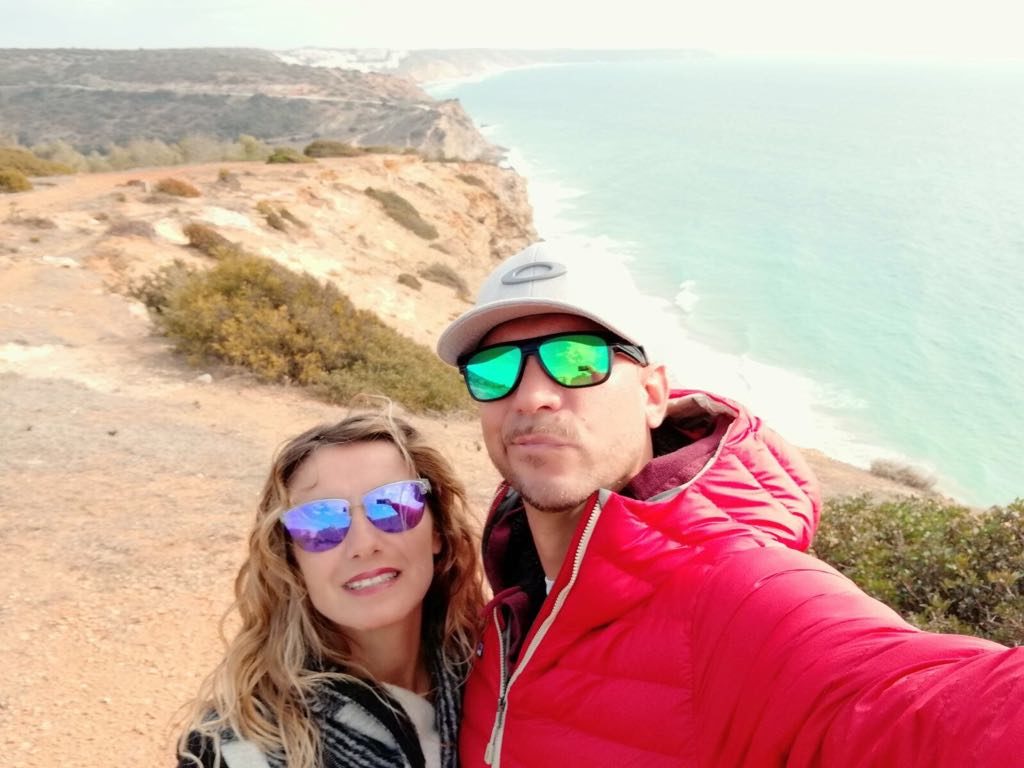 Daniele e Valeria organizzano eventi sportivi in Algarve
